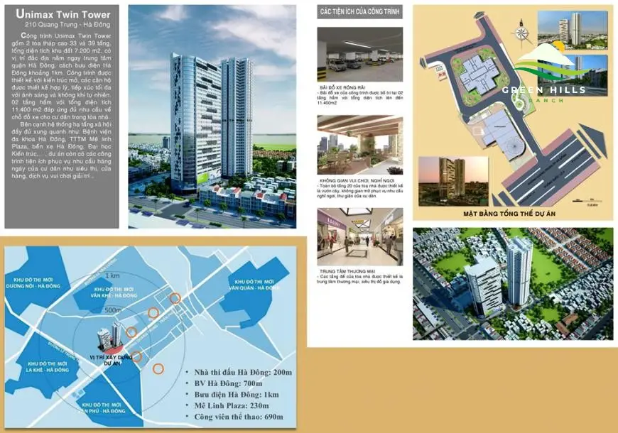 Chung Cư Unimax 210 Quang Trung Hà Đông 4 Tiện Ích Nội Khu và Thiết Kế Căn Hộ